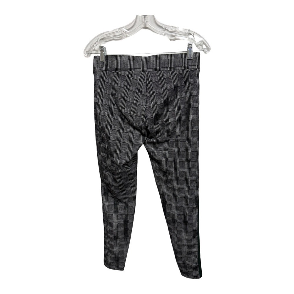 Stoosh Plaid Golf Style Jeggings Legging Black White Green Size Medium Sporty - Picture 4 of 6